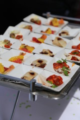 Buffet d'amuse bouche