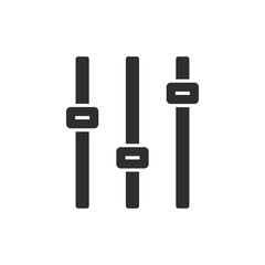 Adjustment vector icon.