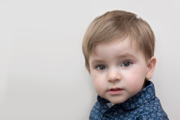 Fototapeta premium Serious kid, age 2 years