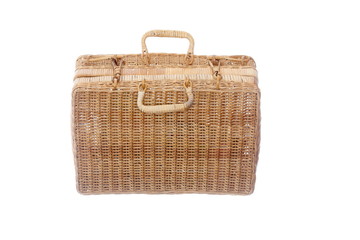geflochtener Reisekoffer