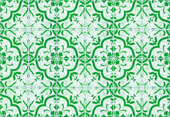 Colorful vintage ceraThe wall or the floor are decorated with colorful of tiles, Colorful vintage ceramic tiles wall decoration, tiles background.mic tiles wall decoration