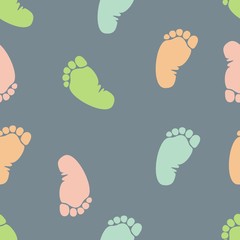 отпечаток ноги ребенка