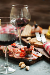 Meat plate and two
