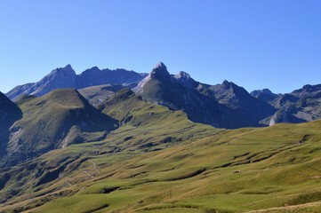 Fototapeta premium les montagnes des pyrénées, 64