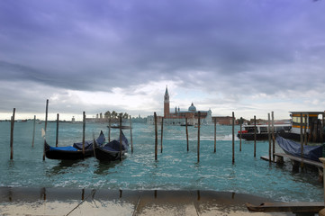 Gondole a Venezia, Italia