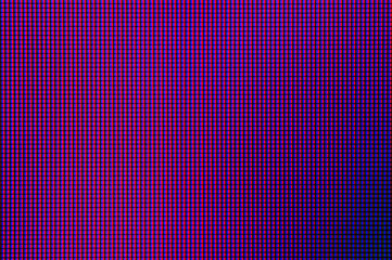 Closeup LED lights bulb diode from computer monitor screen display panel for graphic website template, electricity or technology idea concept design.