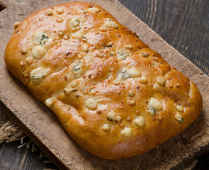 Homemade Focaccia bread.