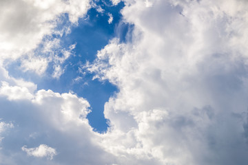 blue sky and clouds sky