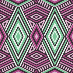 Vector Seamless Ethnic Pattern