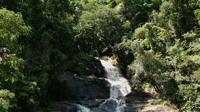 Waterfall in the Tijuca National Park near Rio de Janeiro, Brazil