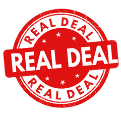 Real deal sign or stamp