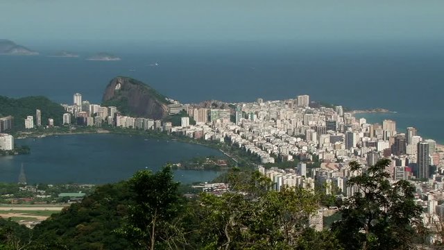 View of Rio de Janeiro from the Parque Nacional da Tijuca, Brazil