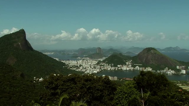 View of Rio de Janeiro from the Parque Nacional da Tijuca, Brazil