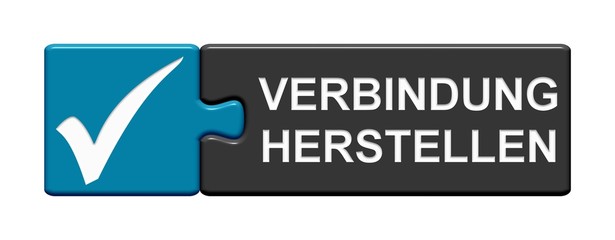 Puzzle Button zeigt Verbindung herstellen
