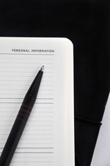 Pen Point to Personal Information Page