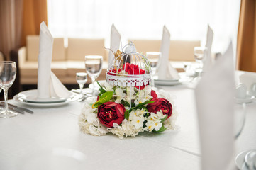 Wedding decorations.