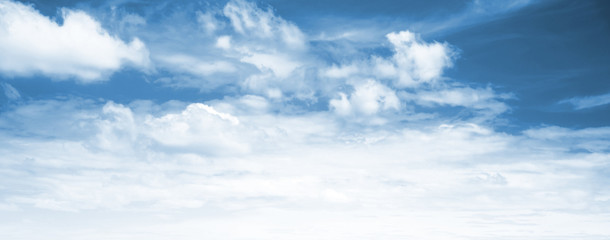 Sky and clouds tropical panorama