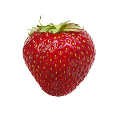 Strawberry isolated on white background.