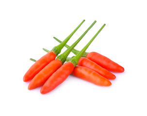 chili pepper on white background