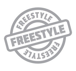 Freestyle rubber stamp. Grunge design with dust scratches. Effects can be easily removed for a clean, crisp look. Color is easily changed.