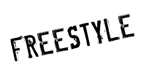 Freestyle rubber stamp. Grunge design with dust scratches. Effects can be easily removed for a clean, crisp look. Color is easily changed.