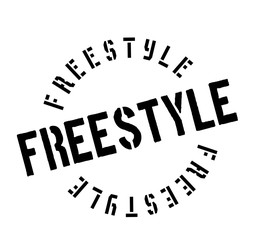Fototapeta premium Freestyle rubber stamp. Grunge design with dust scratches. Effects can be easily removed for a clean, crisp look. Color is easily changed.