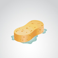 Sponge vector icon.