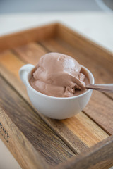 Schokoladen Eiscreme