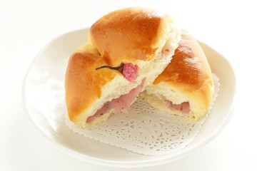 Japanese fusion berad, cherry blosoom bun