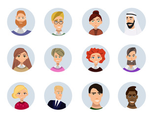 People avatars collection