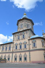 Fototapeta na wymiar View on Peter and Paul Cathedral in Kazan, Tatarstan, Russia