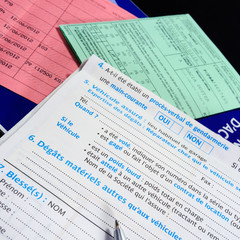 constat amiable en cas d'accident de la route