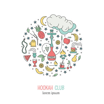 Hookah circle concept 