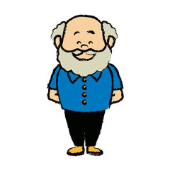 portrait  grandfather man family person