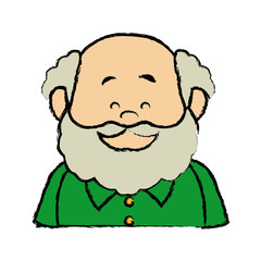 portrait  grandfather man family person