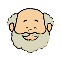 portrait  grandfather man family person