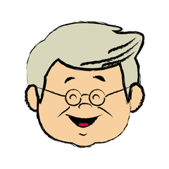 portrait  grandfather man family person