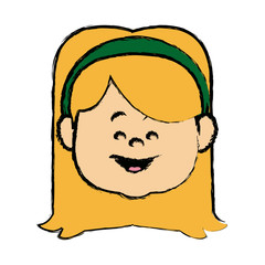 happy portrait girl granddaughter young image