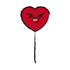 kawaii heart balloon party decoration for event design