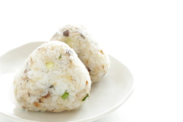 Japanese food, mackerel rice ball