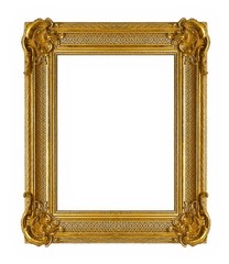 Gold frame for paintings, mirrors or photos