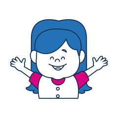 happy portrait girl granddaughter young image