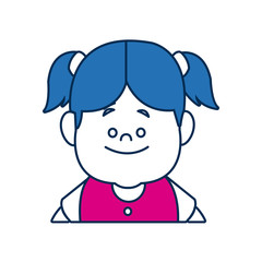 happy portrait girl granddaughter young image