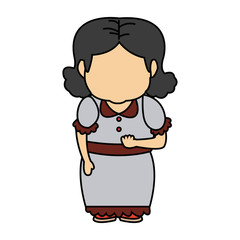 portrait of lovely grandmother old woman adult