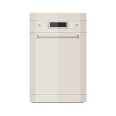 Dishwasher flat icon