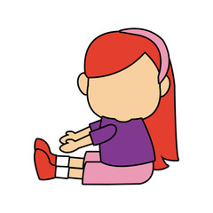 happy portrait girl granddaughter young image