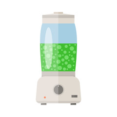 Electronic food and smoothie blender.