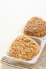 Instant food, frozen Yakionigiri