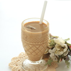 Iced coffee latte