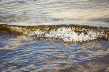 flowing water on the Baltic Sea